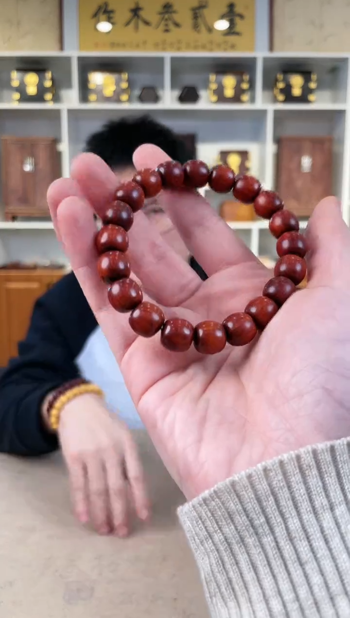 【闪购商品】檀香紫檀（小叶紫檀）10*11 老型单圈手串