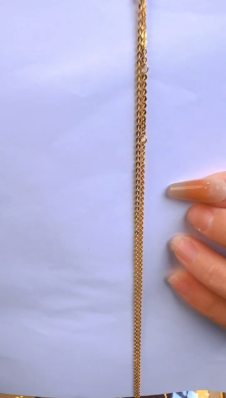 45+5cm固定可调节闪o加粗链2.92g（多样性发货）