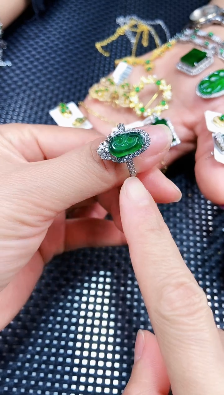 【闪购商品】翡翠戒指未镶嵌111111111
