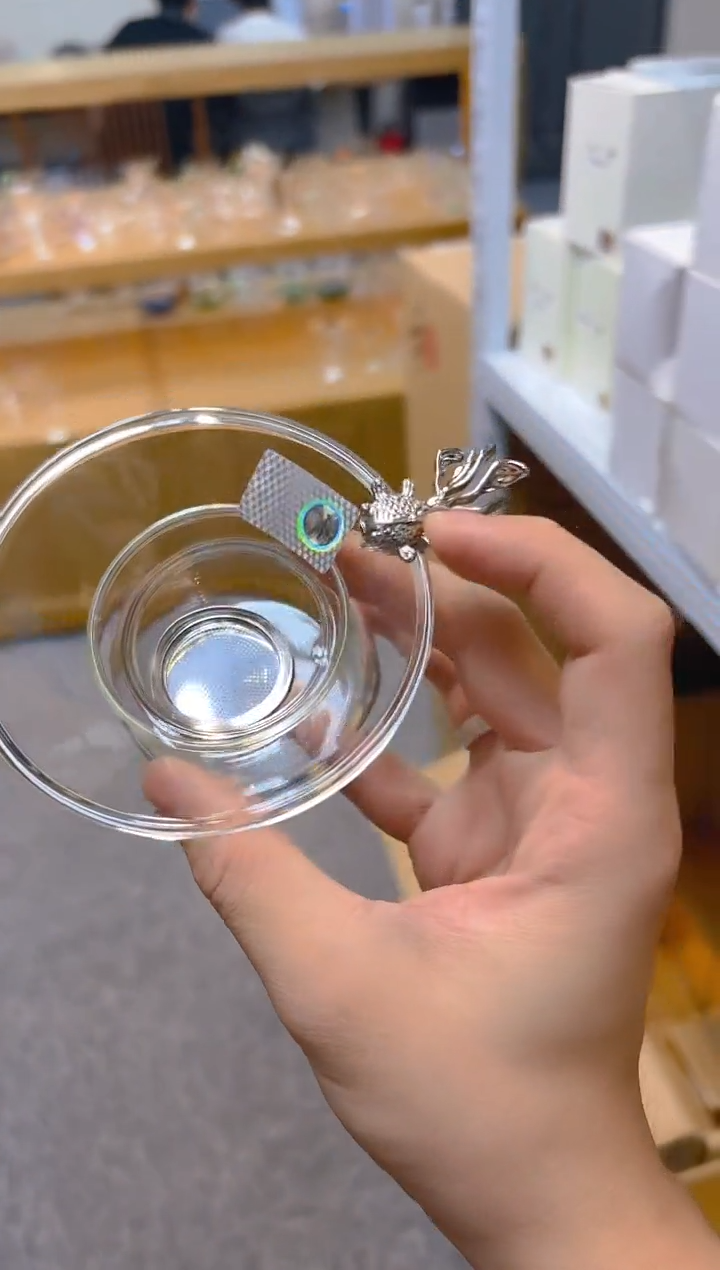 禾器-银鱼茶漏-不锈钢