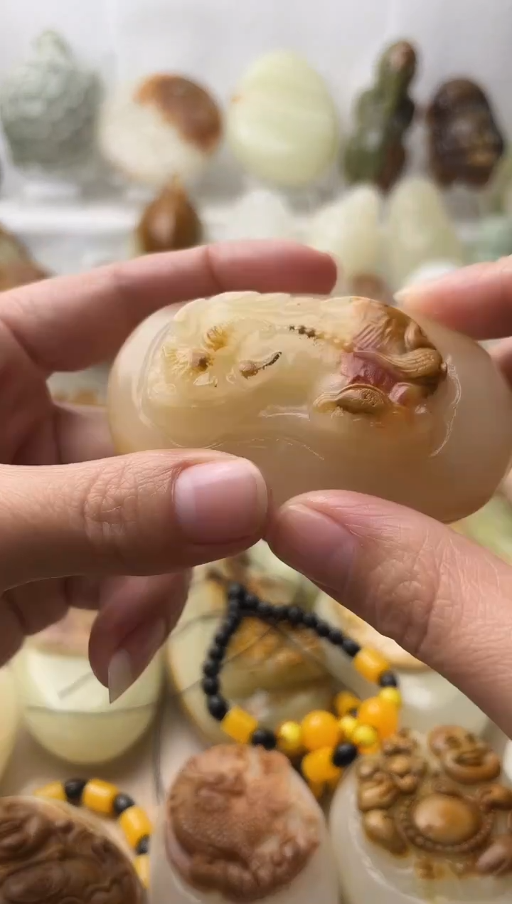 石材古青石棉纹正常不退换霸王貔貅微瑕