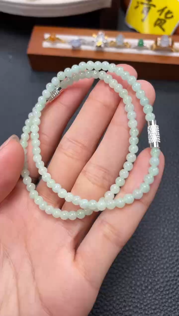 【闪购商品】翡翠套链未镶嵌多样性发货一个