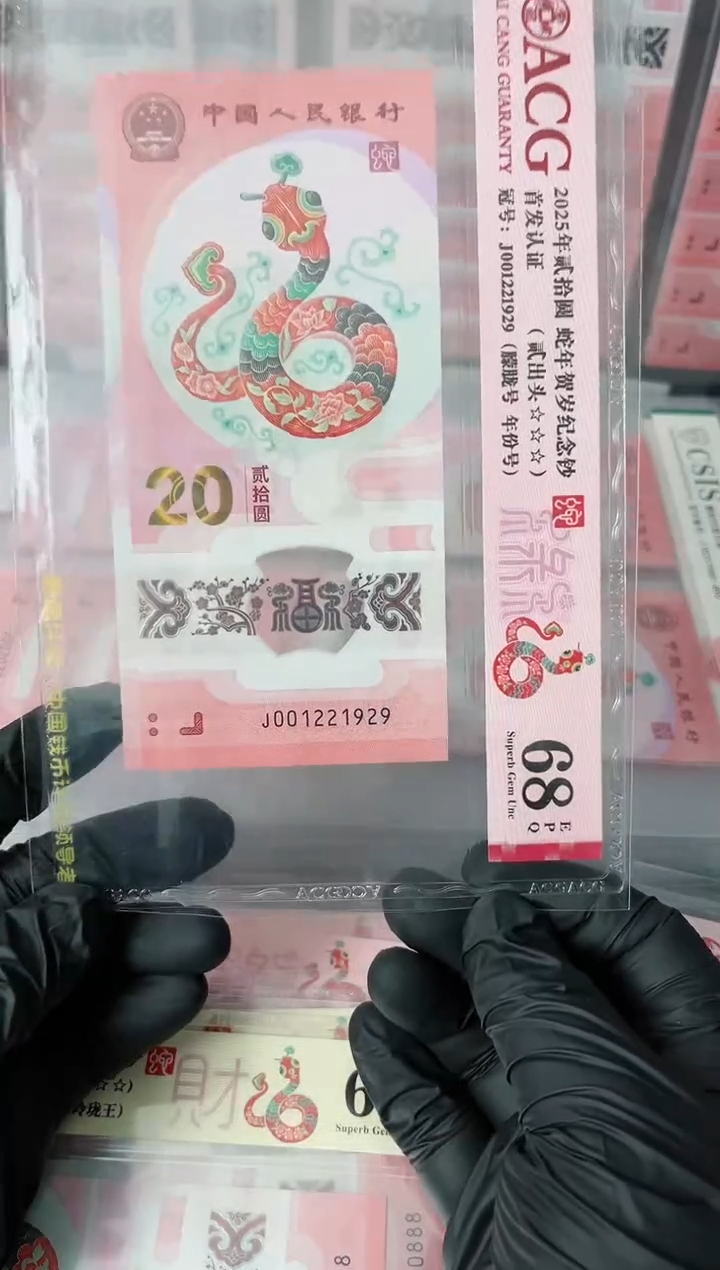 【闪购商品】2025年蛇钞单张JO01221929