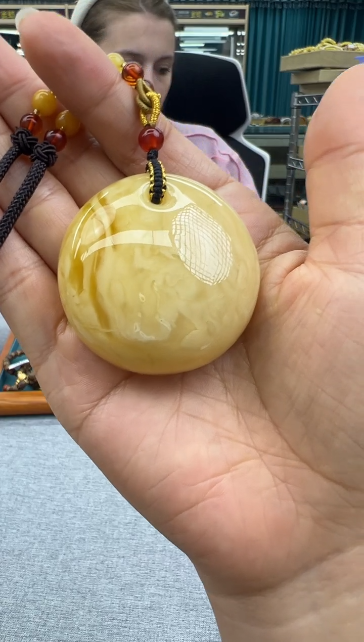 未镶嵌颈饰琥珀376秒拍号假一罚十