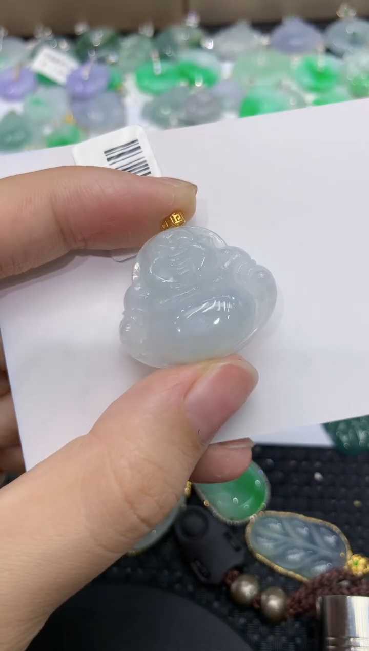 【闪购商品】翡翠颈饰18K金镶嵌1111111111