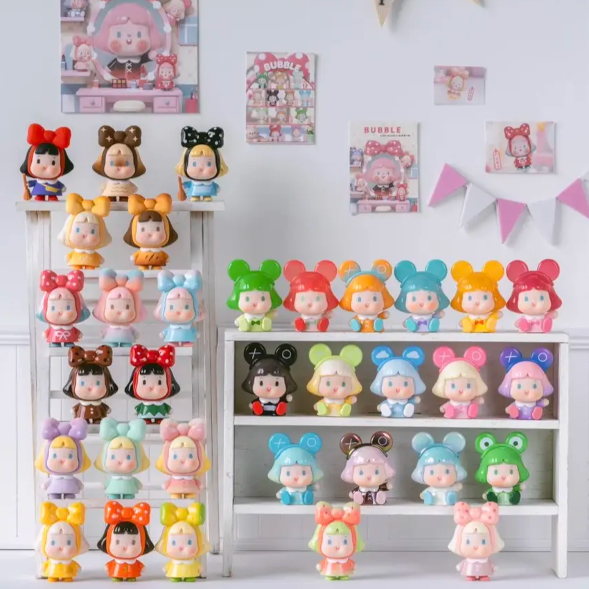 【拆袋】思歪SAWA BUBBLE百变美少啵初代萌粒盲袋