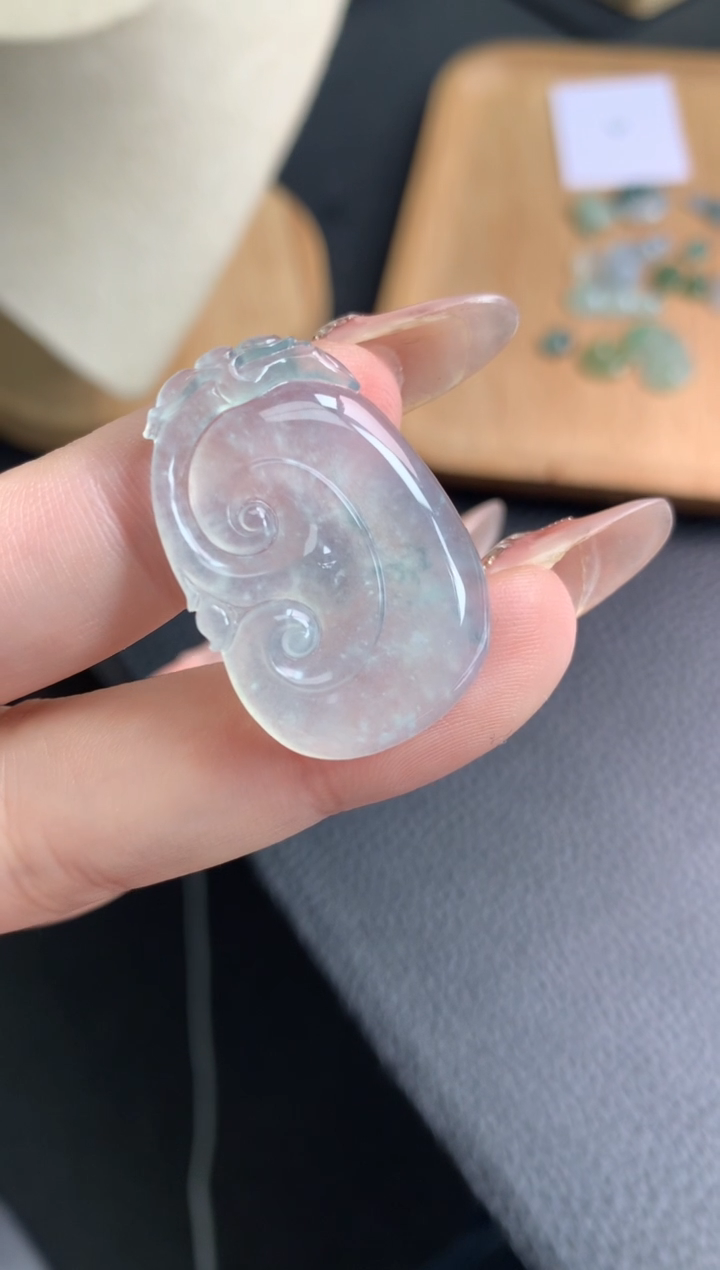 【闪购商品】定制翡翠未镶嵌如意