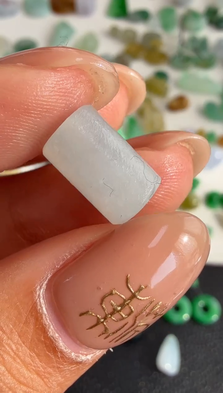 未镶嵌定制翡翠12.3*7.7*68+10