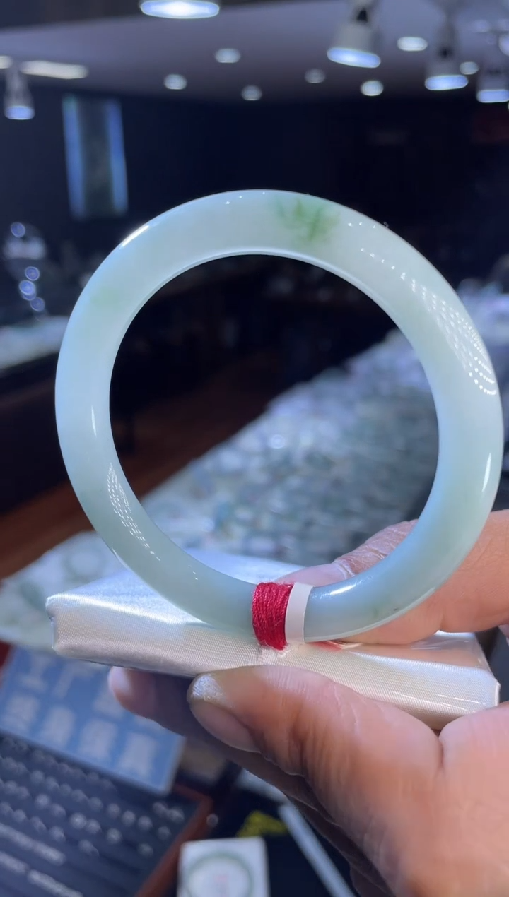 未镶嵌手镯翡翠圆条54-55