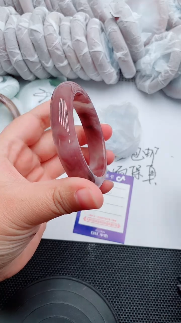 未镶嵌手镯石英质玉89-54-55