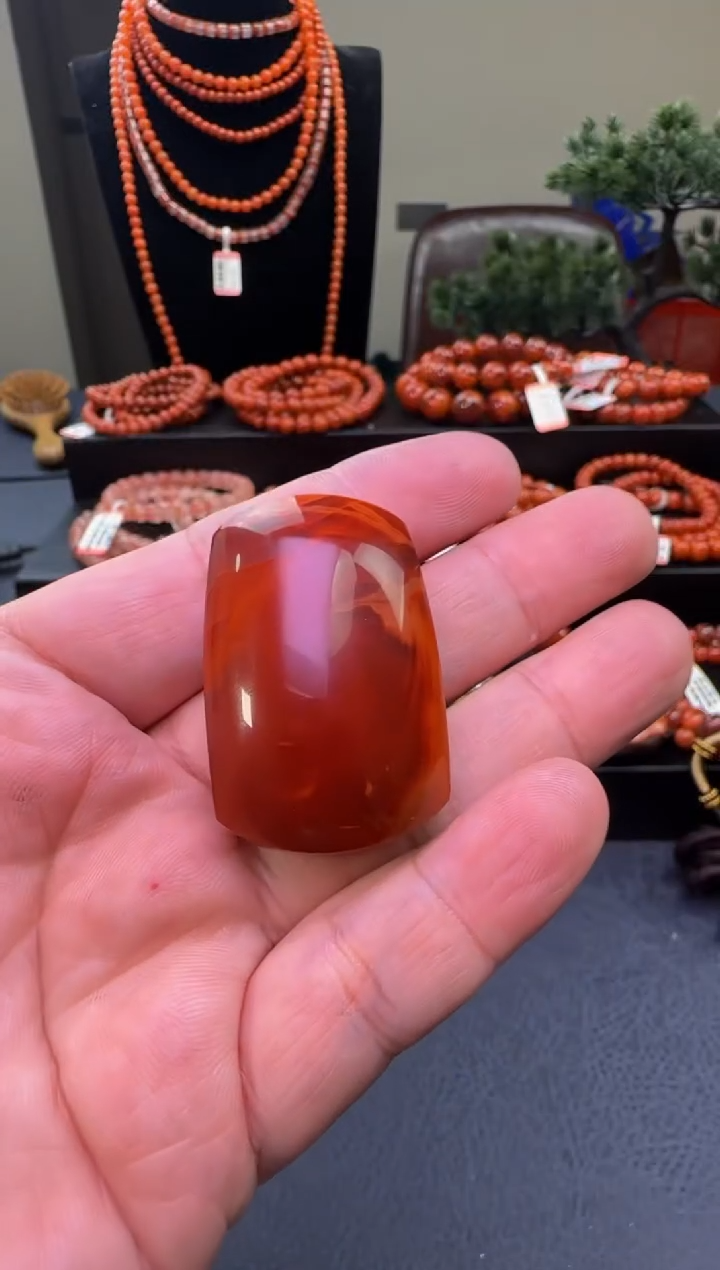【闪购商品】南红玛瑙手串未镶嵌原矿南红吊坠多样性发1