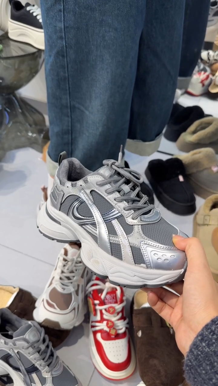 老爹鞋 加棉 5198 灰色39码