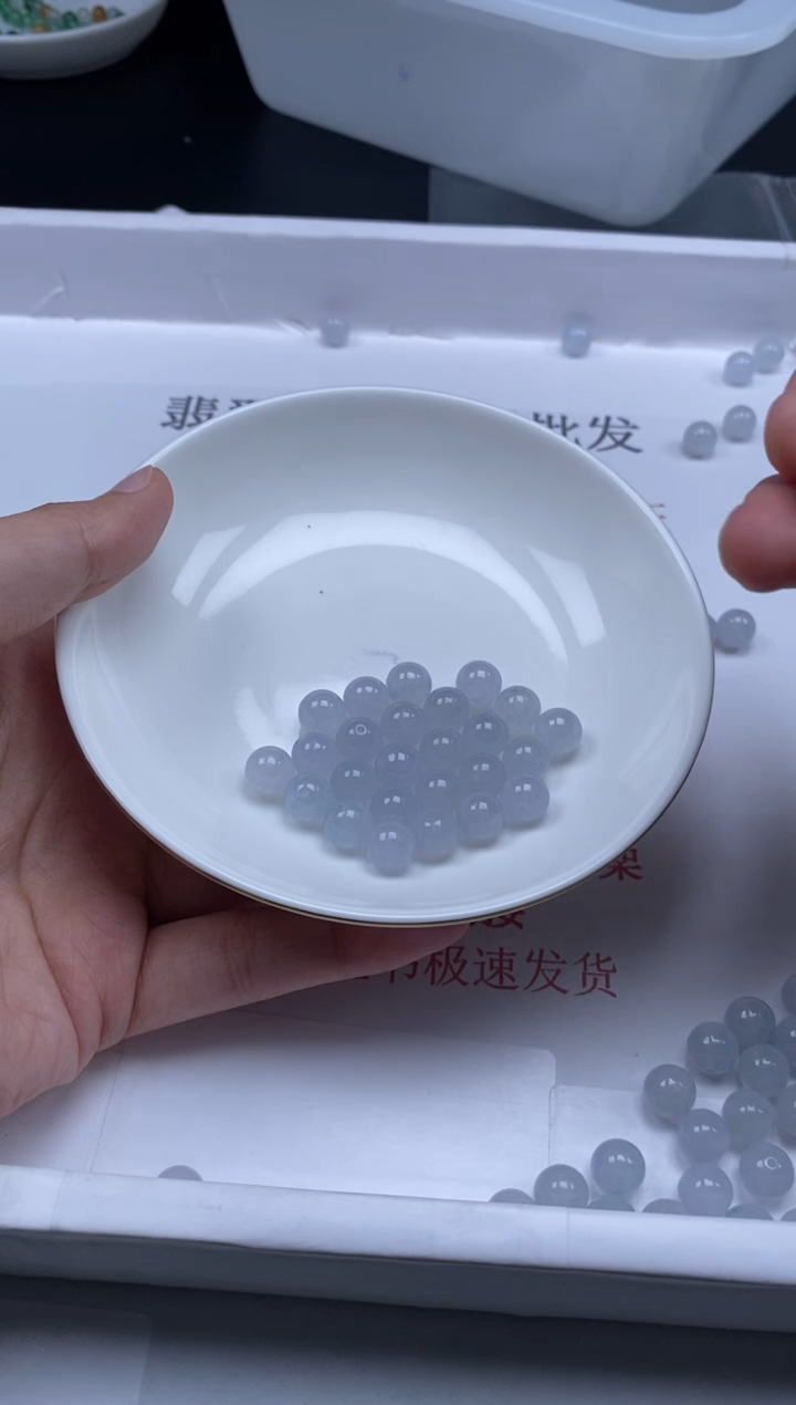 翡翠未镶嵌颈饰贞城散珠批发DIY编制