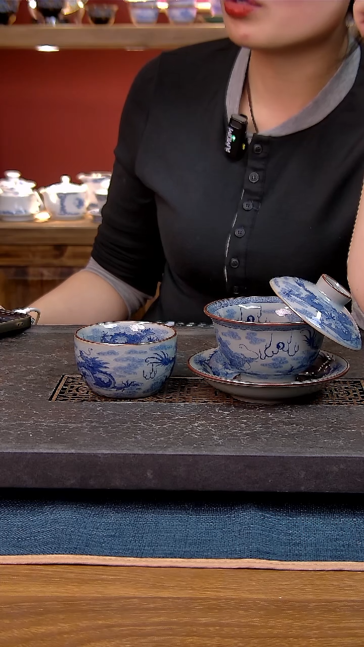 简装家用款2件套 老陶泥开片纹陶瓷茶具