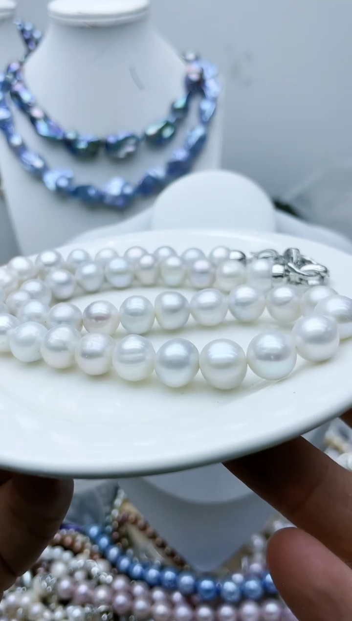 【闪购商品】淡水珍珠颈饰钛钢1