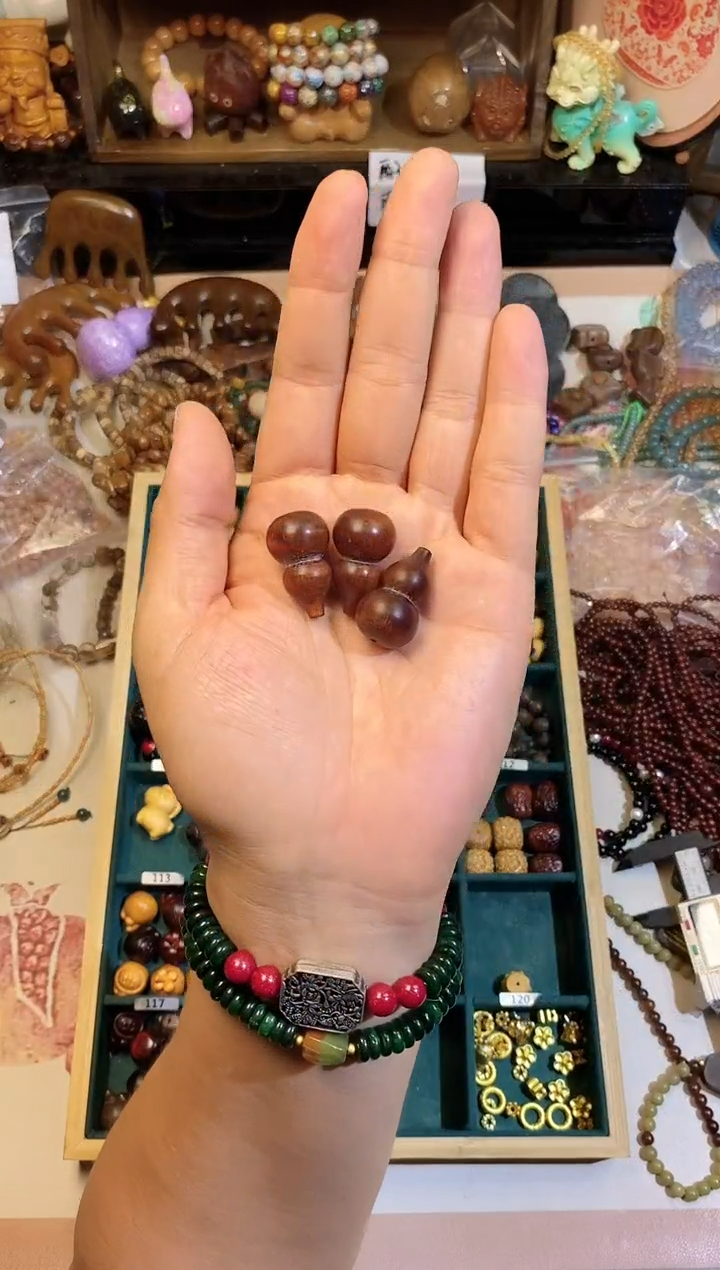 非洲檀香手串/手链紫檀葫芦发3