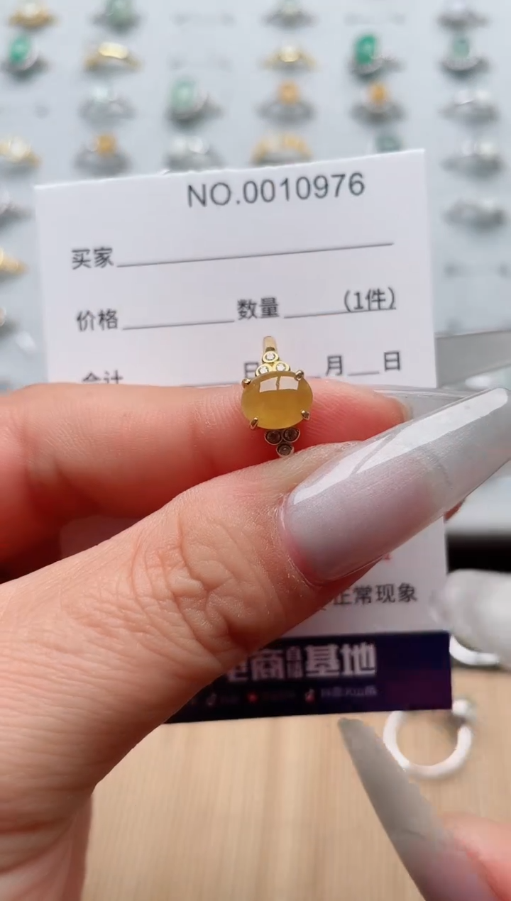 【闪购商品】翡翠戒指银S925镶嵌、