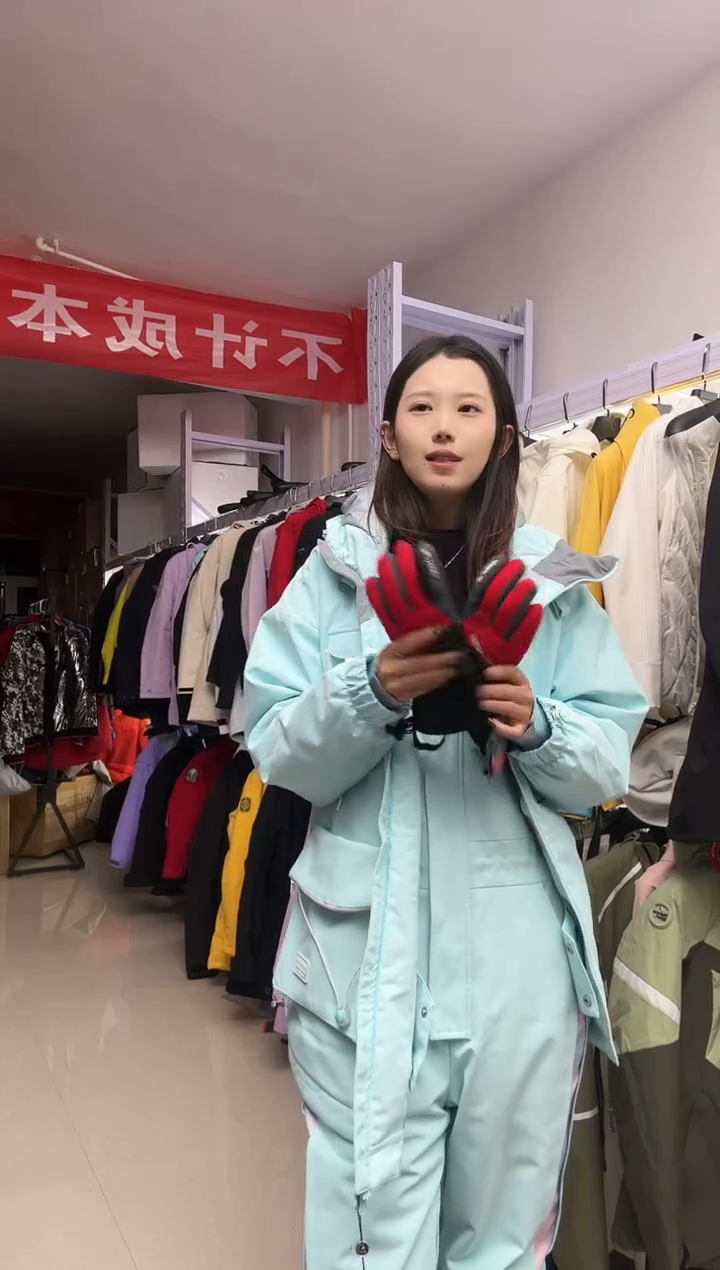 聚酯纤维儿童手套 s码 1807红