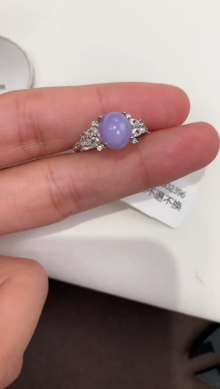 颈饰银S925镶嵌翡翠天然缅甸a货翡翠