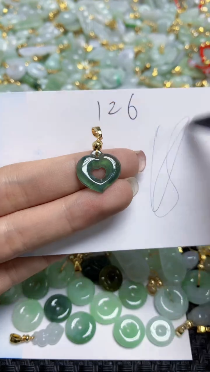 【闪购商品】翡翠颈饰合金  天然A货翡翠