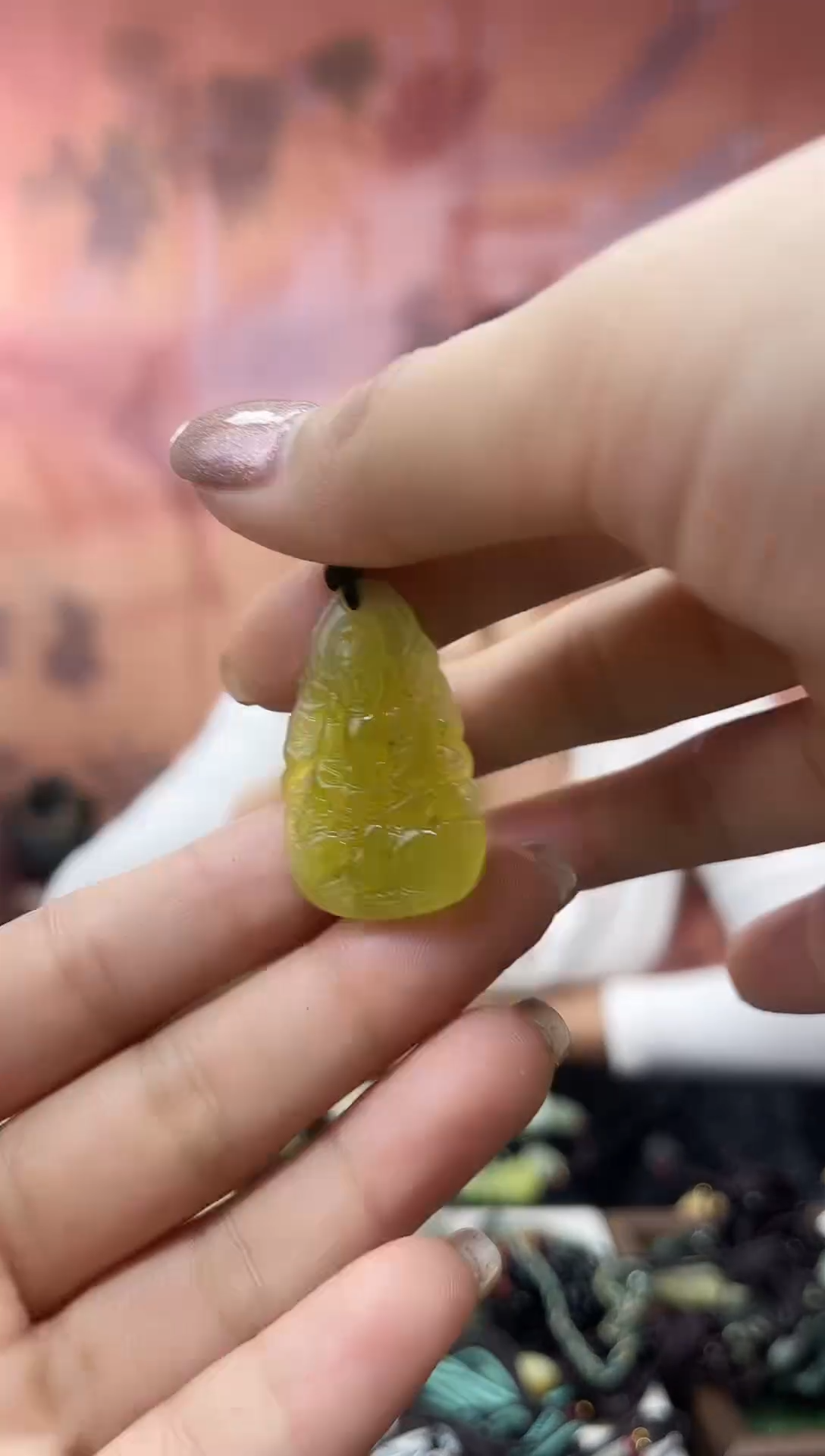 未镶嵌岫玉吊坠·