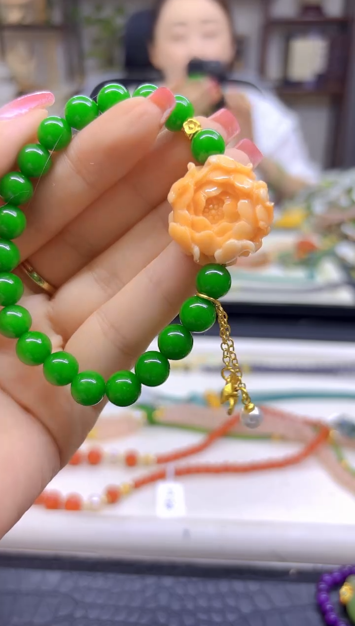 未镶嵌手链翡翠DIY款S408