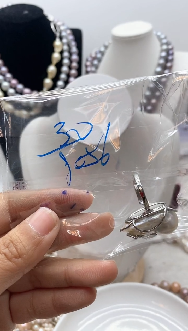 【闪购商品】淡水珍珠颈饰钛钢162