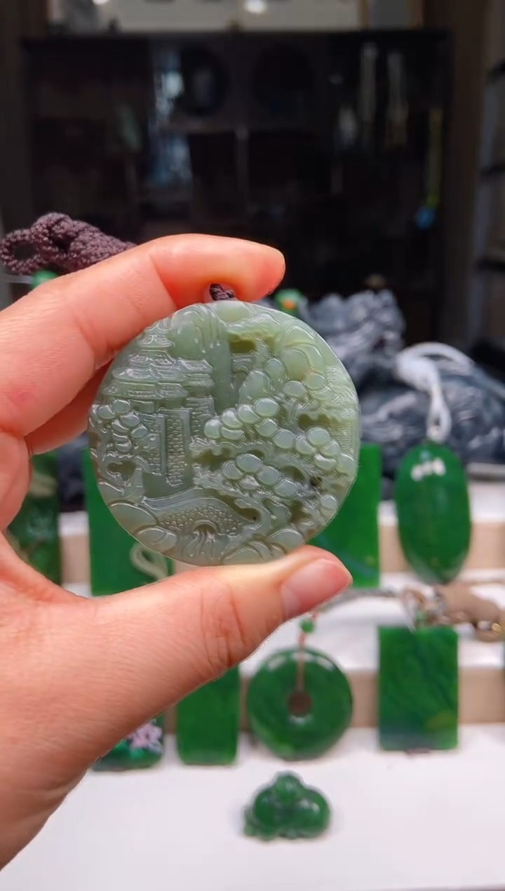 【闪购商品】和田玉挂件未镶嵌1