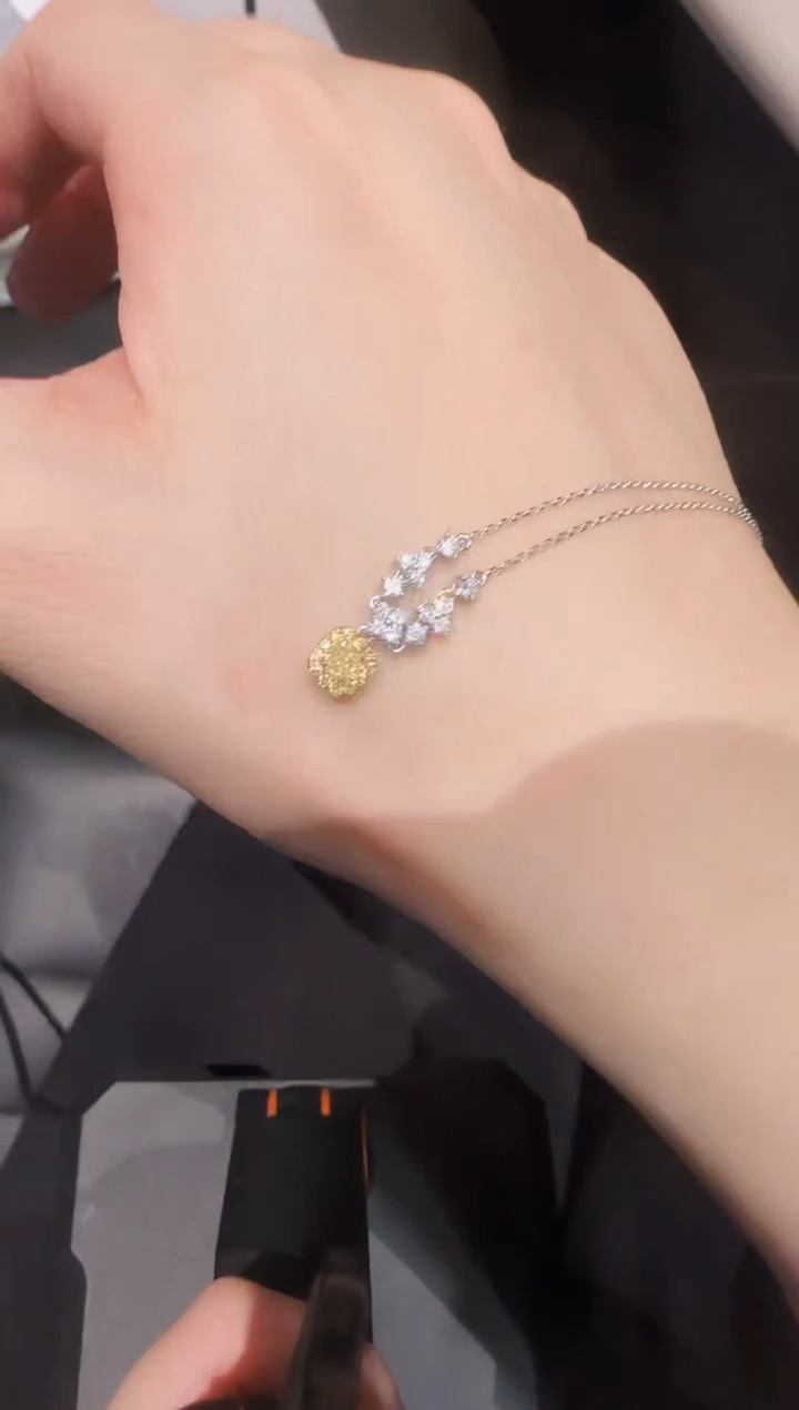 【闪购商品】钻石套链18K金镶嵌精选Y-套链
