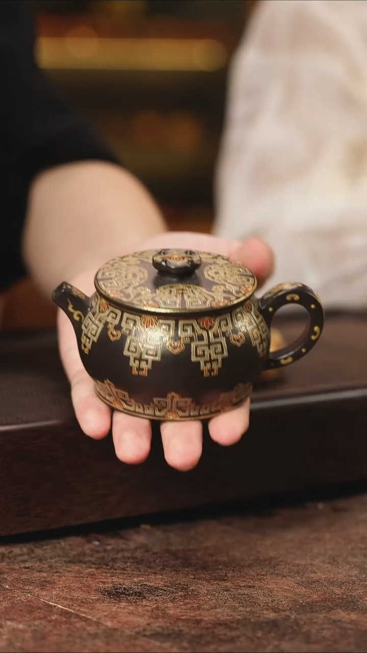 茶壶紫砂珐琅如意汉瓦
