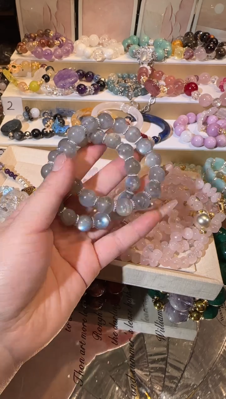 未镶嵌手串水晶多样性发一