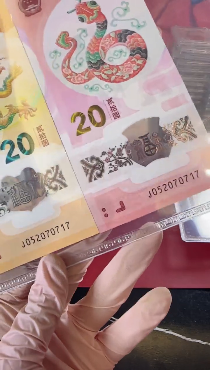 【闪购商品】塑料2024龙钞全同号裸啊啊啊啊啊