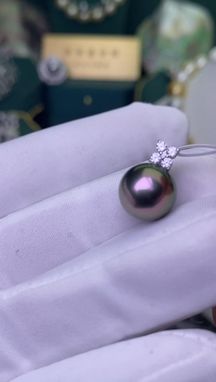 【闪购商品】海水珍珠颈饰18K金镶嵌10-11