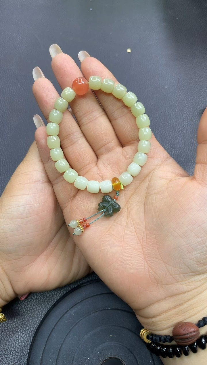 未镶嵌手链和田玉黄口手串多样性拍一发一