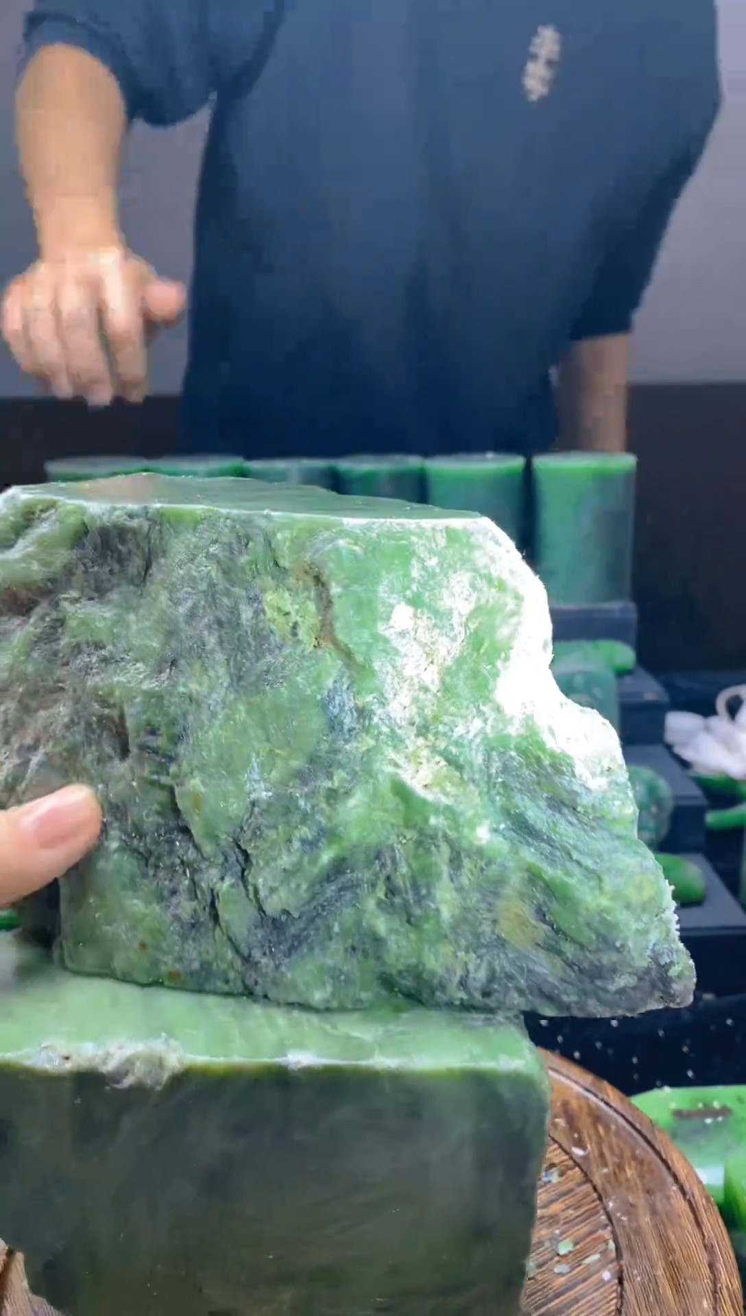 未镶嵌和田玉珠宝半成品1