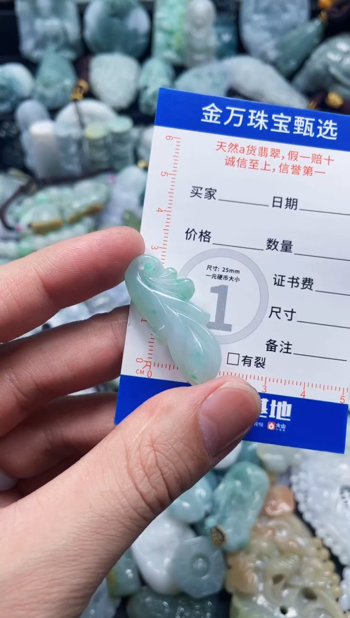 翡翠未镶嵌颈饰天然翡翠a货