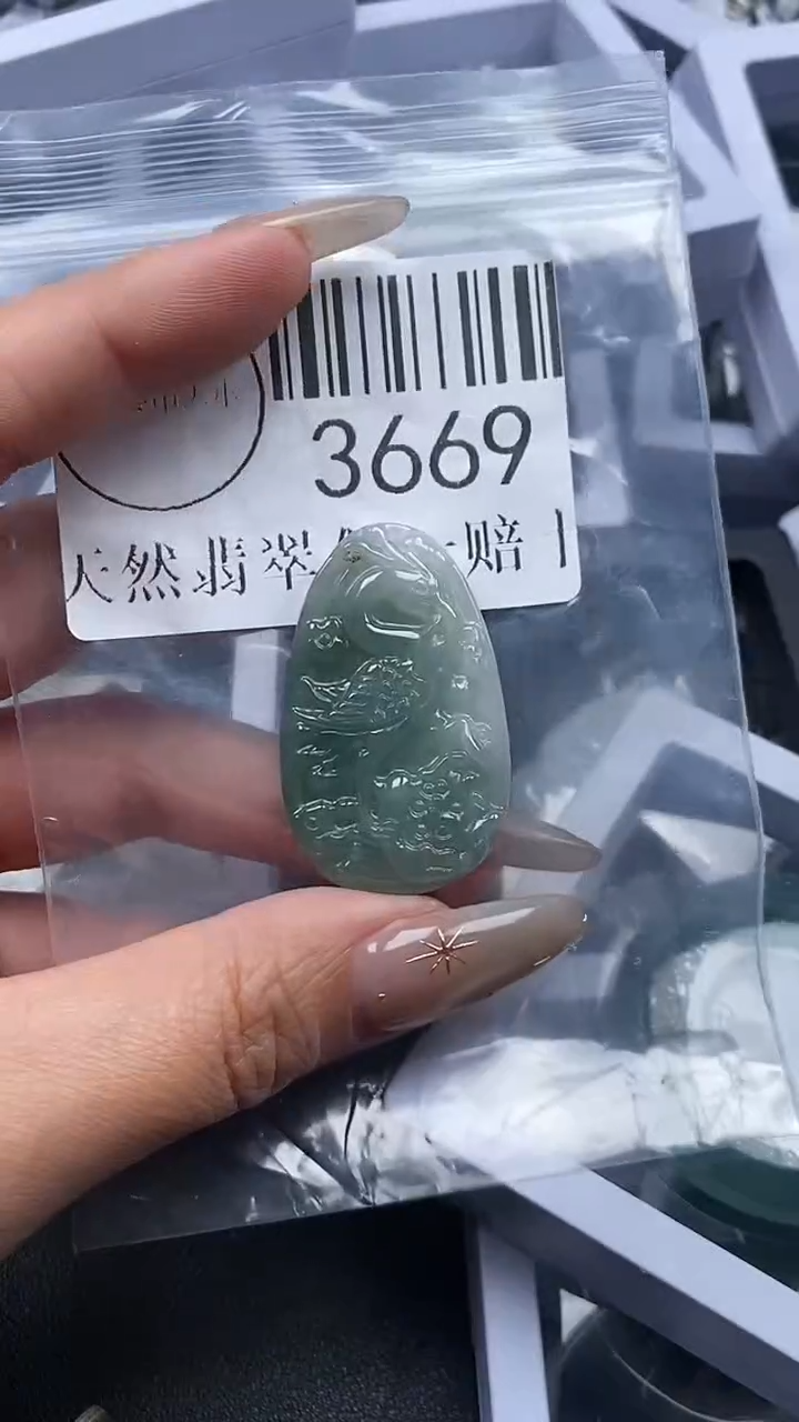 颈饰未镶嵌翡翠3669