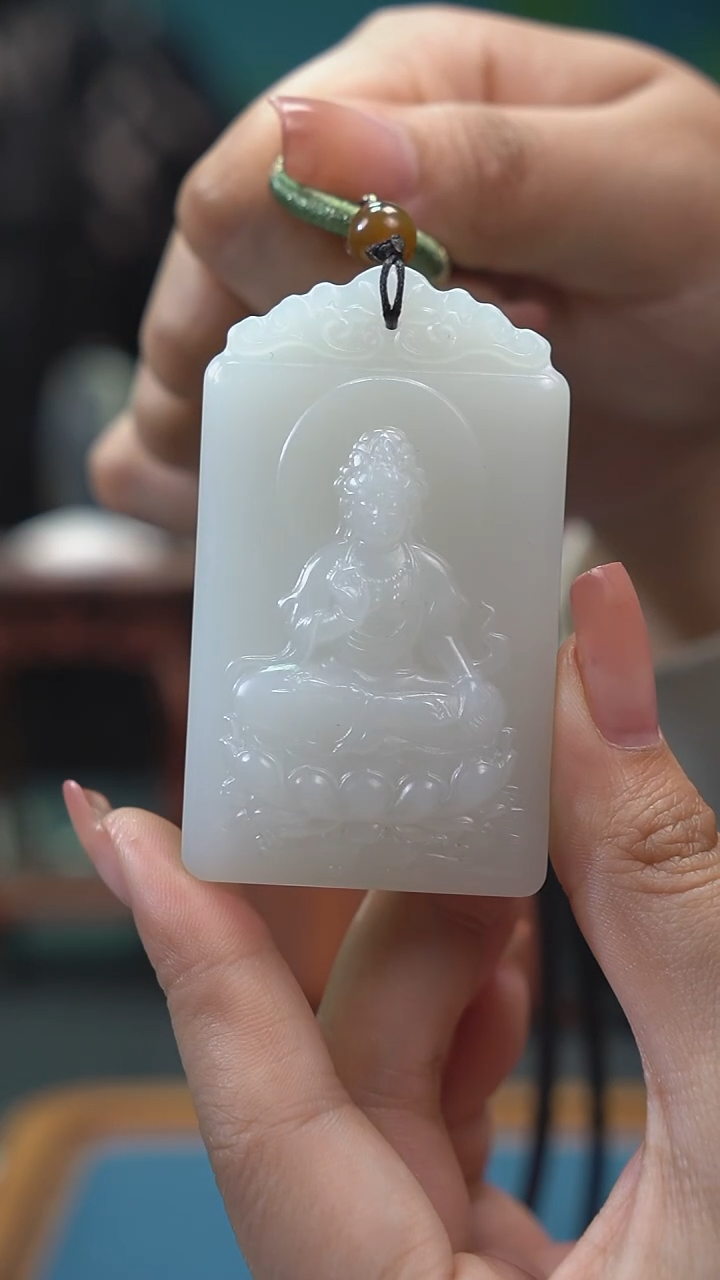 【闪购商品】和田玉吊坠(不含链)未镶嵌观音
