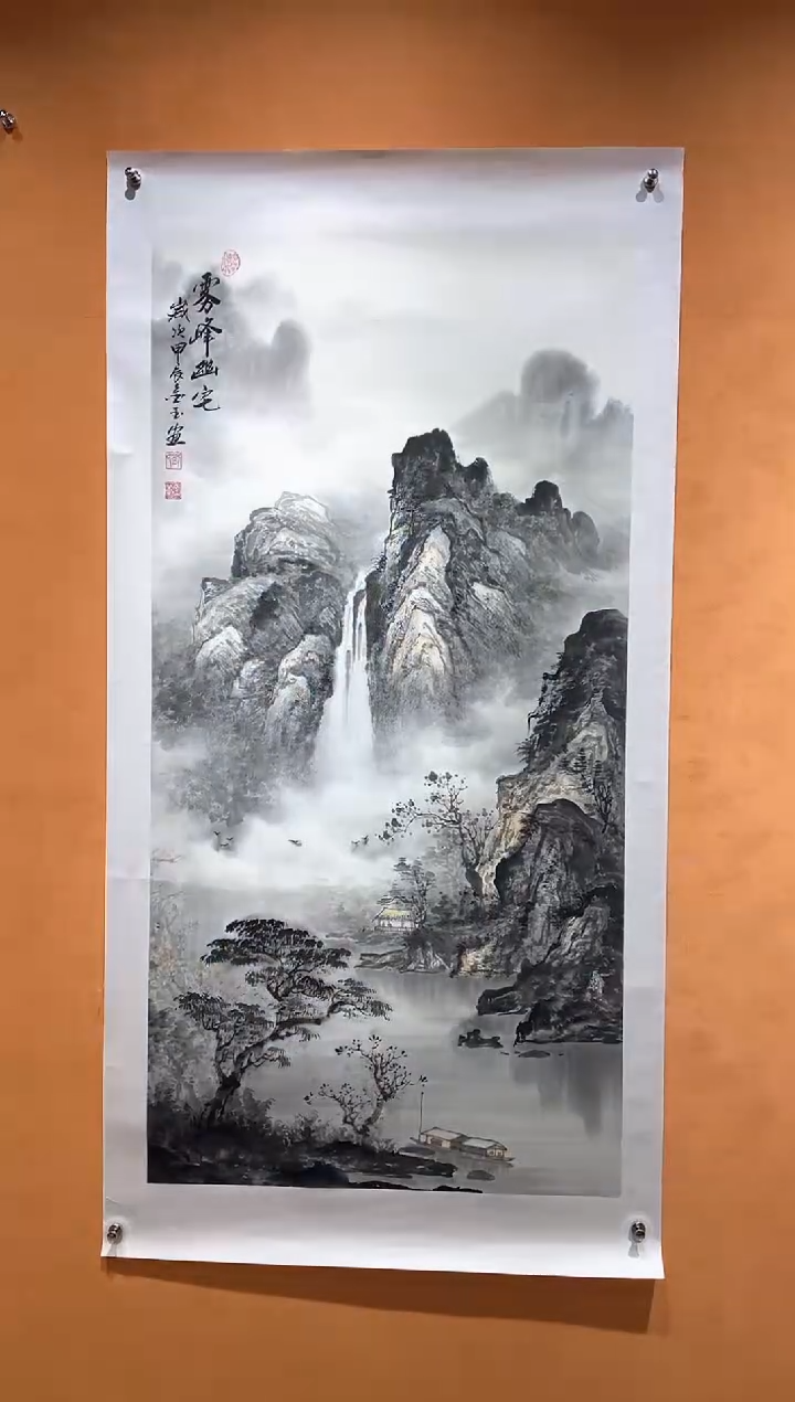 国画刘金玉教授亲笔手绘