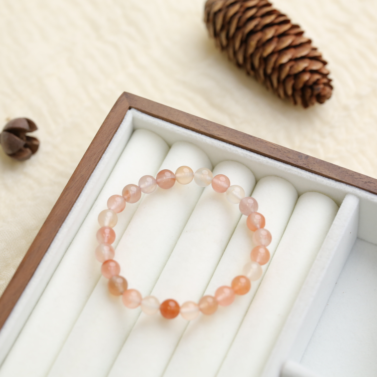 【云边】冰红南红 多宝手串（多样性发货）