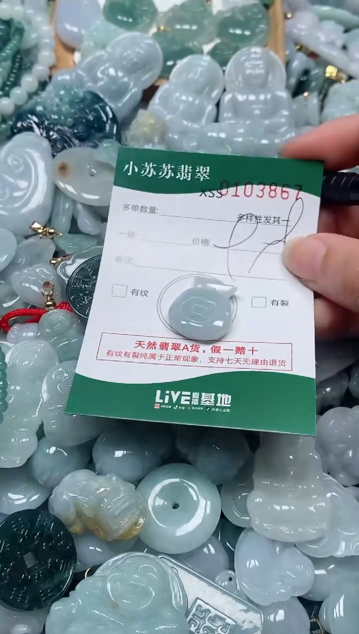 【闪购商品】翡翠颈饰未镶嵌闪购商品0103867