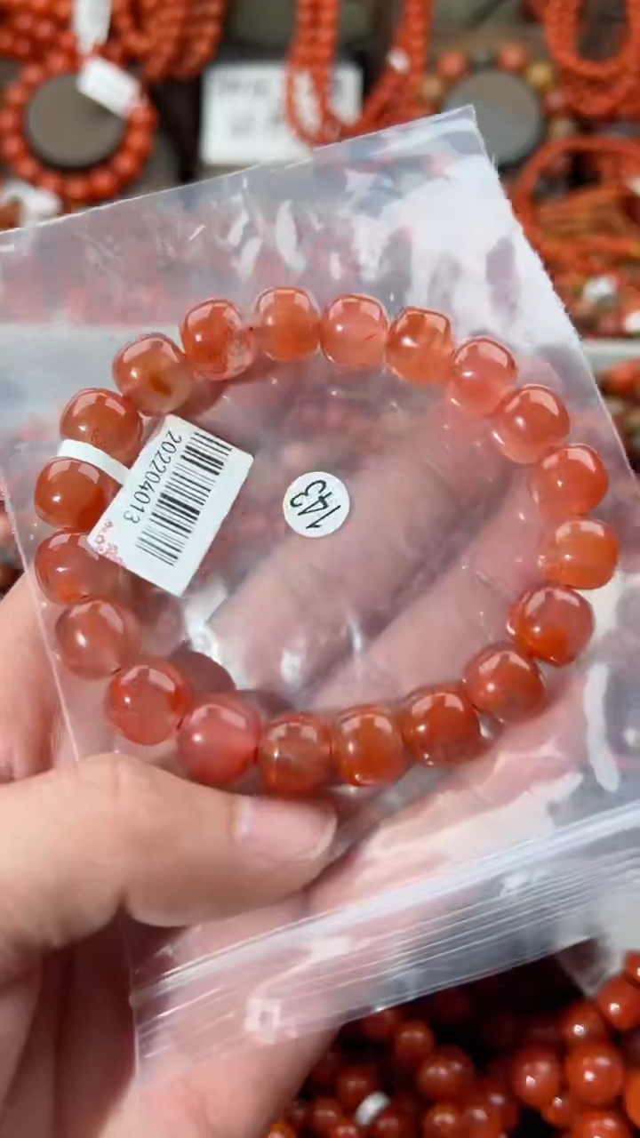 【闪购商品】南红玛瑙手串未镶嵌11