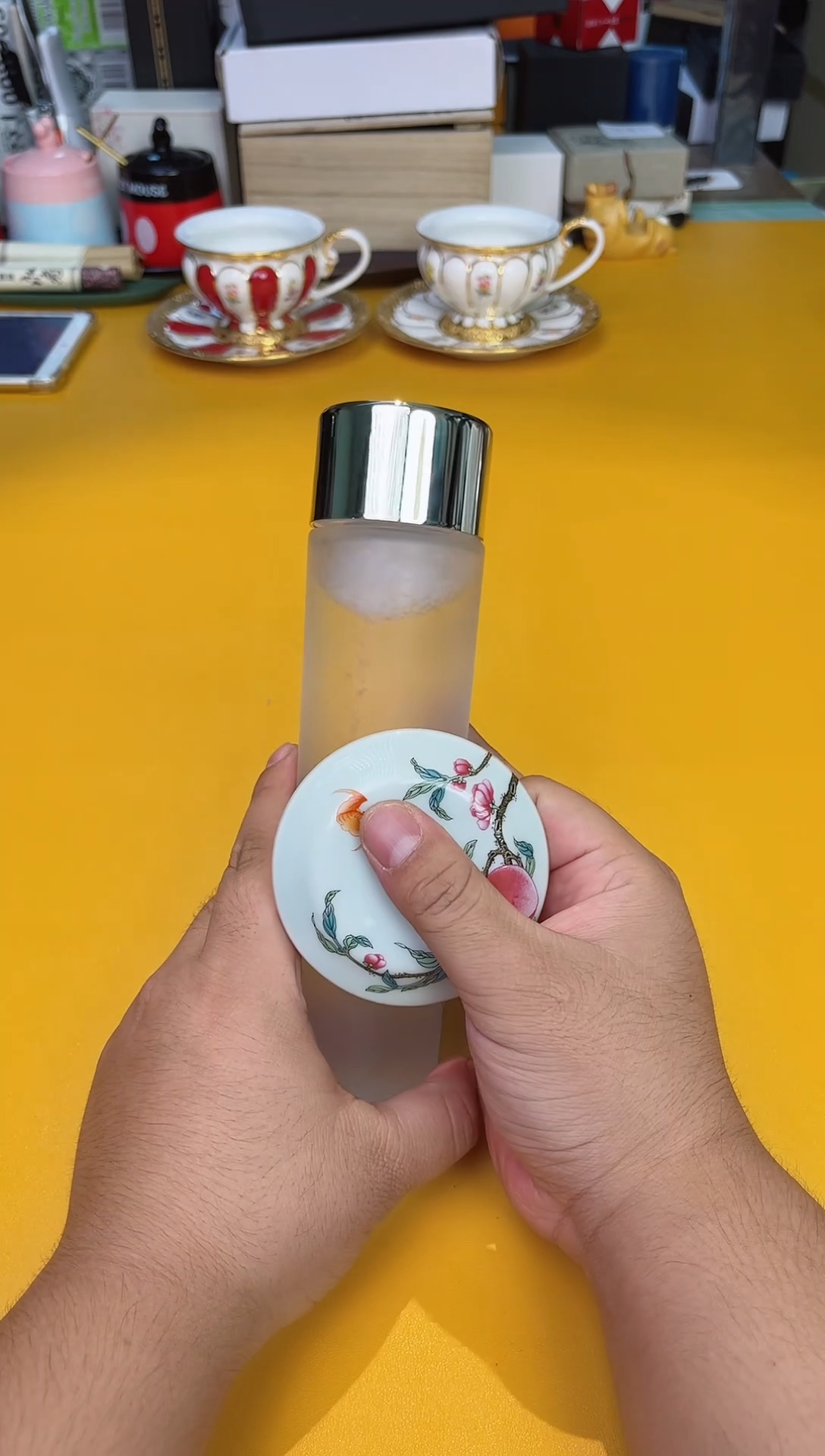 瓷片樱花水
