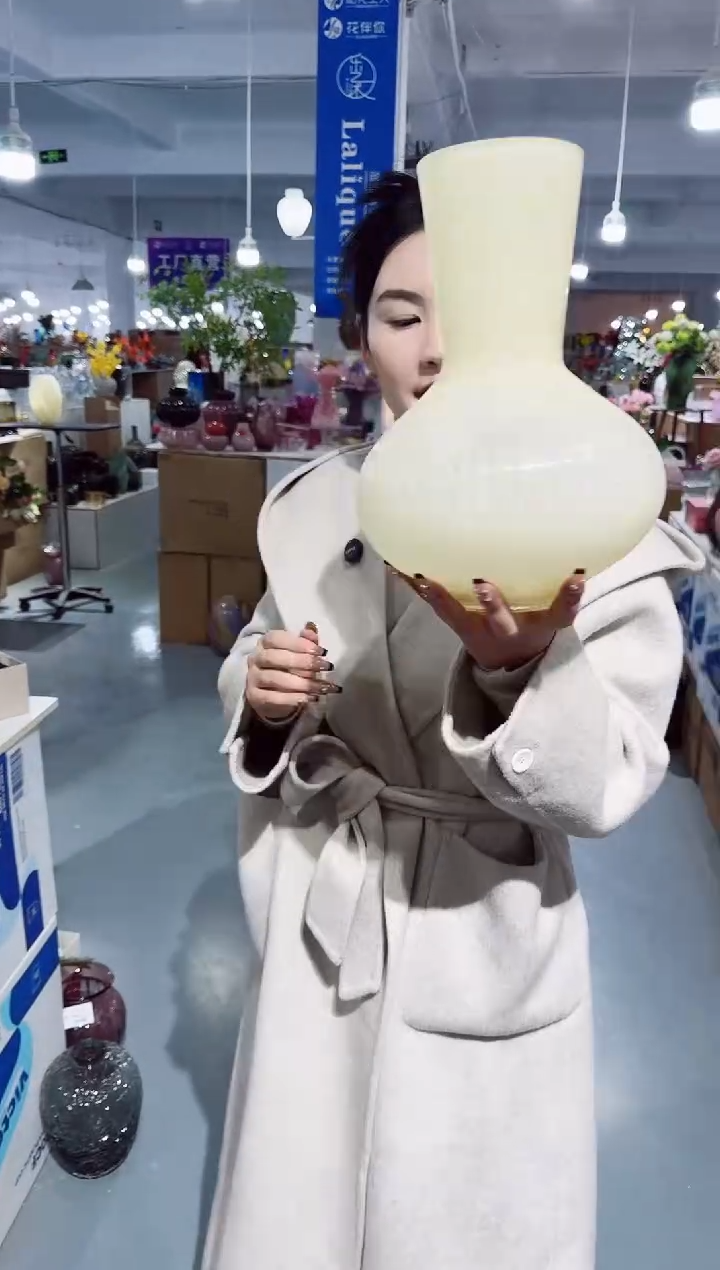 【闪购商品】无铅玻璃DD-黄色洋葱头中古