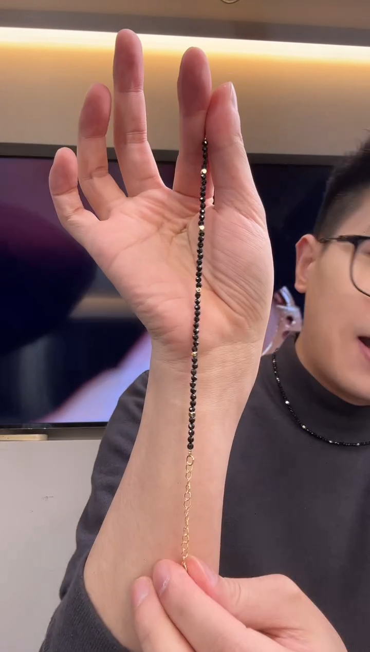 【闪购商品】尖晶石手链银S925镶嵌gb0001