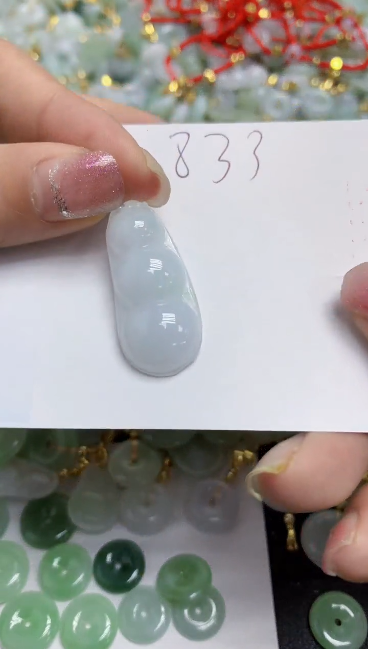 【闪购商品】翡翠颈饰合金天然翡翠A货