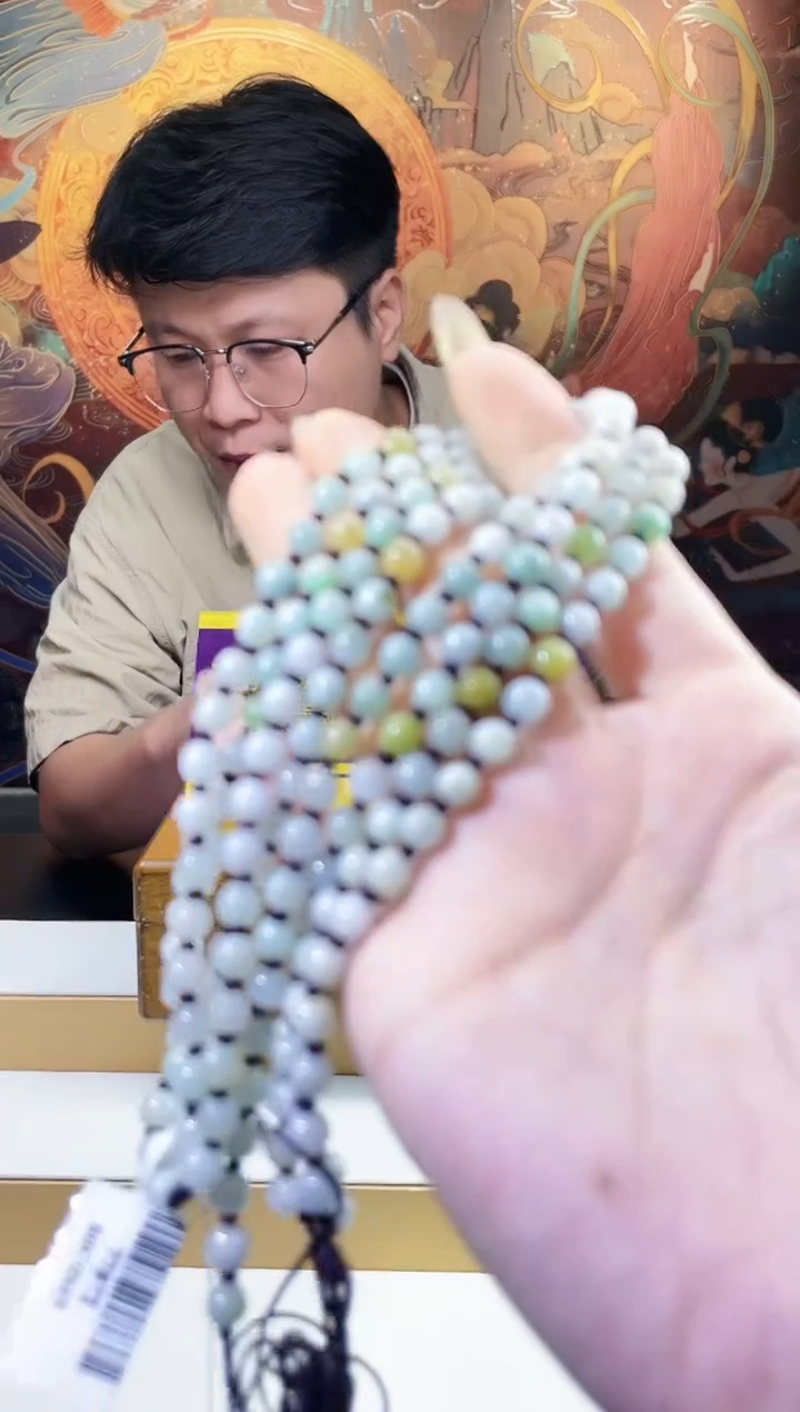 翡翠未镶嵌颈饰多样性发其一珠链8