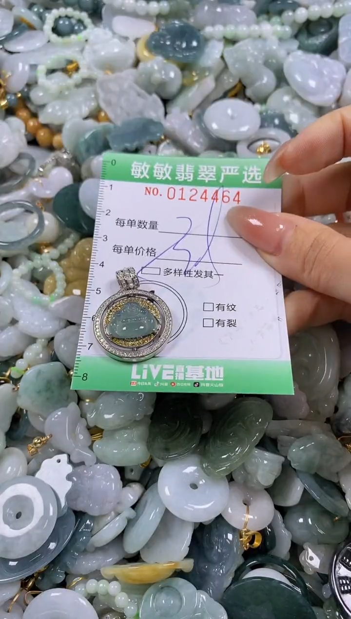 【闪购商品】翡翠颈饰未镶嵌闪购0124464多样性发其一