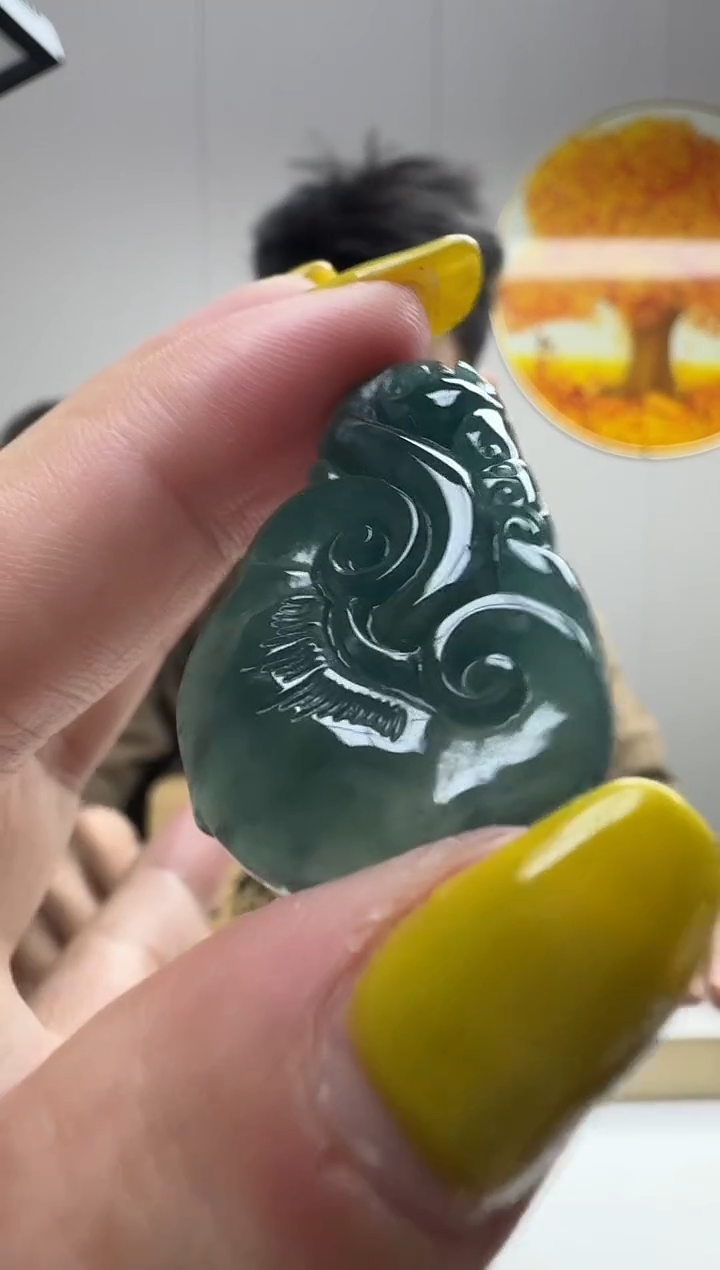 颈饰未镶嵌翡翠天然A货翡翠  多样性随机发其一       