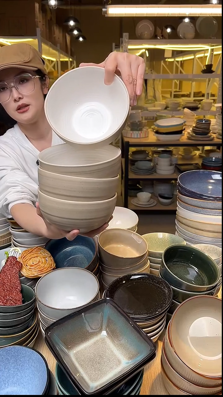 瓷121外贸尾货窑变釉下彩默认微瑕